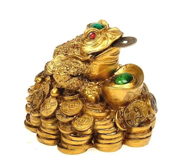 Zenginliği çekmek için para kurbağası